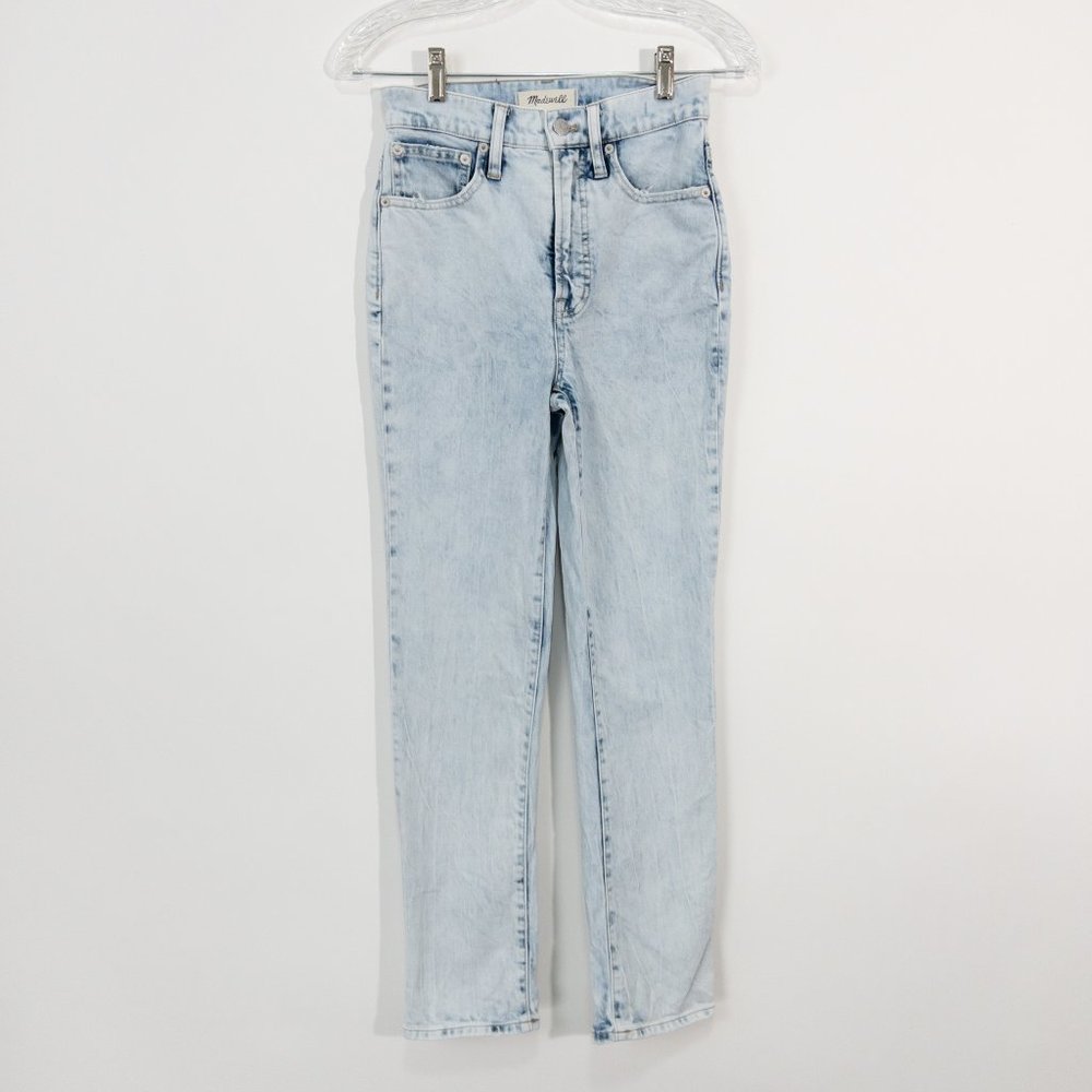 Madewell Womens The Perfect Vintage Jeans Light Wash High Rise Size 24